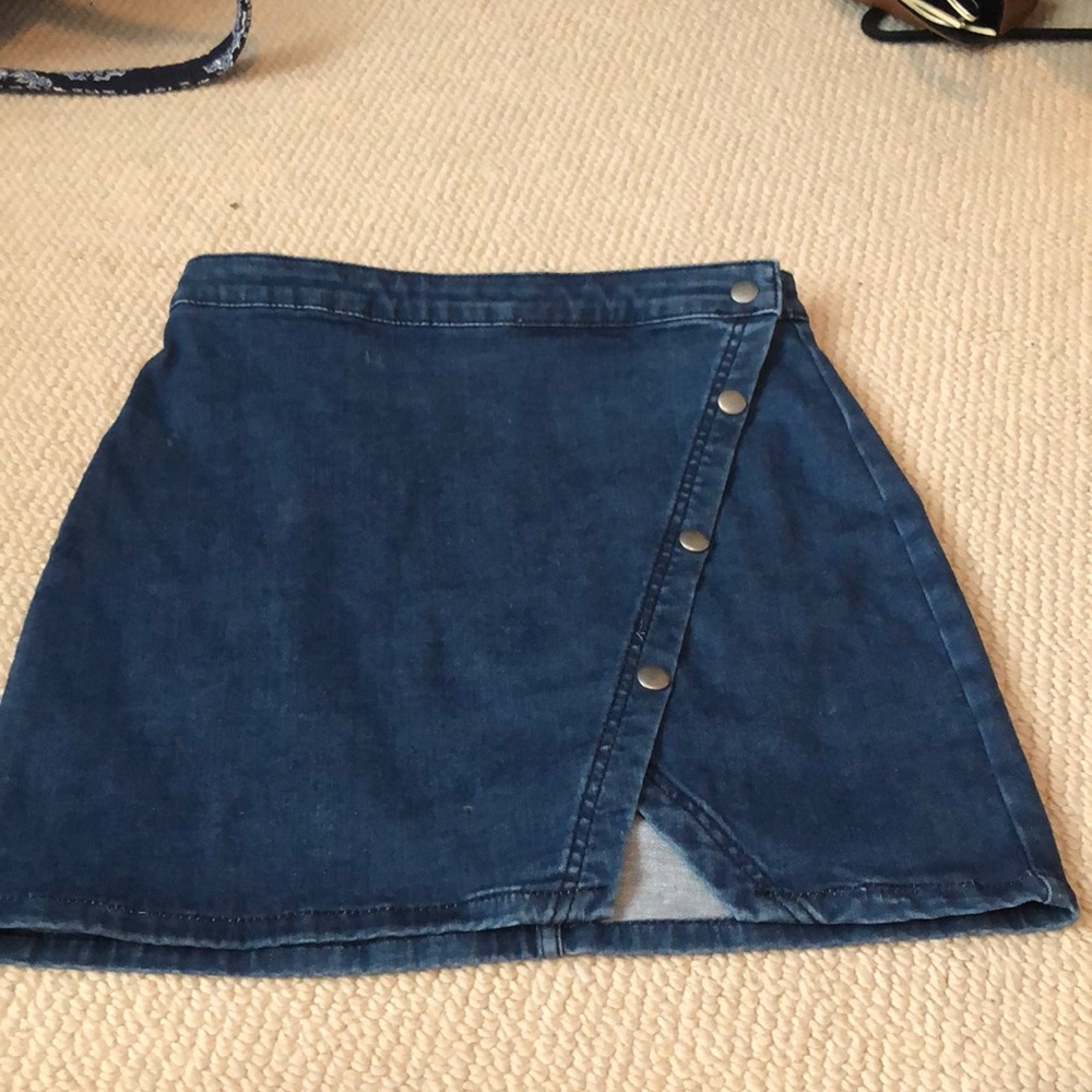 Free people Jean skirt